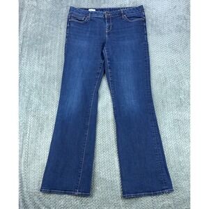 Gap 1969 Perfect Boot Jeans Women's Size 33XL Blue Stretch 36x34